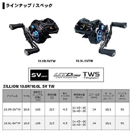 ダイワ　ジリオン 10.0 R SV TW 　20ジリオン Amazon | ダイワ(DAIWA) ベイトリール 20 ジリオン10 10.0L-SV
