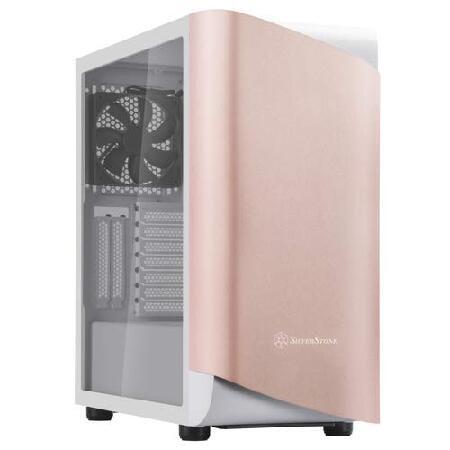 Silverstone Technology SETA A1 Rose Gold on White Premium ATX/Micro-ATX ...