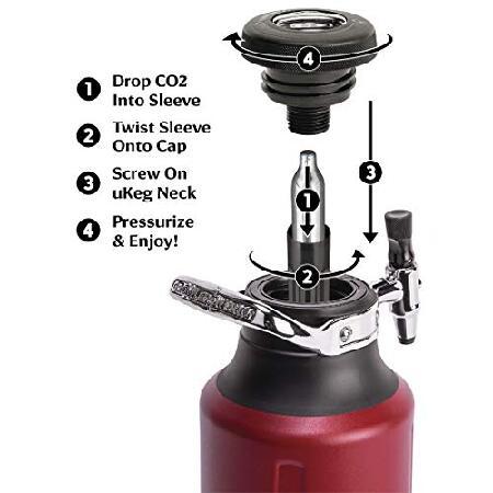 GrowlerWerks uKeg Go 炭酸グラウラー クラフト飲料ディスペンサー