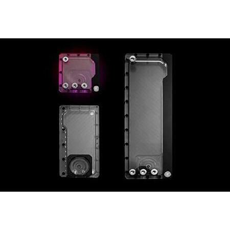 EK-Quantum Kinetic FLT 120 リザーバー D5/DDCボディ付き D-RGB 【Archangel】 ポンプは含まれません プレキシ