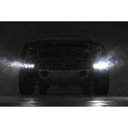 初売り Rough Country Triple LED DRL Fog Light Kit for 2017-2020 Ford Raptor - 70700DRL