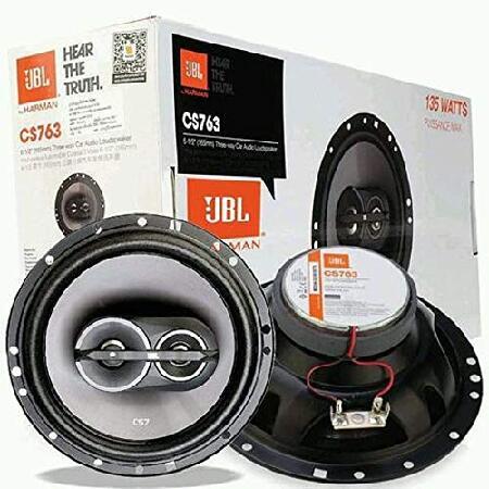 JBL CS763 CS-Series 6-1/2” 135 Watts Peak Power 3-Way Coaxial Car Audio Stereo Loudspeakers Bundled with Alphasonik Earbuds｜wolrd｜03