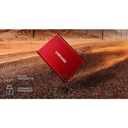 外付けハードディスク・ドライブ Samsung Portable SSD T7 2TB MU-PC2T0T Amazon | Samsung T7 2TB 外付けSSD 最大転送速度1,050MB/秒
