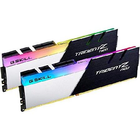 【美品】★G.Skill DDR4メモリ 2 G.SKILL 64GB（2 x 32GB）Trident Z NeoシリーズDDR4 SDRAM 3600MHz