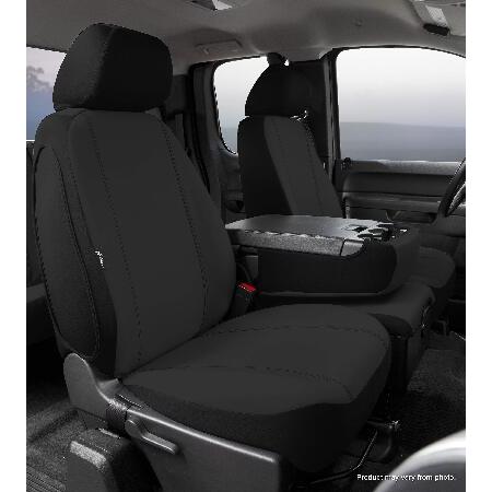 FIA SP88-38 Black Custom Fit Front Seat Cover Split Seat 40/20/40 - Polyester, (Black)｜wolrd｜03