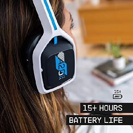 ASTRO Gaming A20 Wireless Headset Gen 2 for PlayStation 5, PlayStation 4, PC ＆ Mac - White/Blue｜wolrd｜04