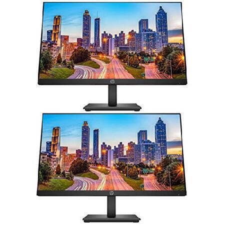 HP P224 21.5 Inch Monitor 2-Pack, FHD 1920 x 1080, LED Backlit