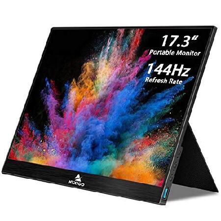 NexiGo 144Hz 17.3インチポータブルゲーミングモニター、FHD IPS