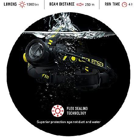 Ledlenser, H7R Work Rechargeable Headlamp, 1000 Lumens, Advanced