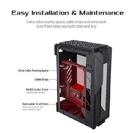 ASUS ROG Z11 Mini-ITX/DTXゲーミングケース GR101 CASE/BLK : World 