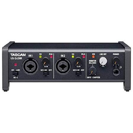 TASCAM(タスカム) US-2X2HR 2Mic Youtube 音楽制作 TASCAM(タスカム) US-2X2HR 2Mic, 2IN/2OUT 24bit/192kHz