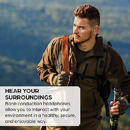 Open Ear Bluetooth Bone Conduction Headphones - ZBONES Hear Your Surroundings/Unbeatable Comfort/Secure Sweatproof Fit/Sport Headband for Running， Wor 