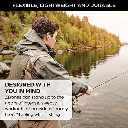 Open Ear Bluetooth Bone Conduction Headphones - ZBONES Hear Your Surroundings/Unbeatable Comfort/Secure Sweatproof Fit/Sport Headband for Running， Wor 
