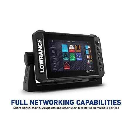 Lowrance (ローランス) Elite FS 7 魚群探知機 (トランス