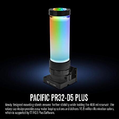 オンライン格安特売 Thermaltake Pacific PR32-D5 Plus 1680万RBG カラーソフトウェア対応(TT RGB Plus/Alexa/Razer Chroma) 5速 D5 ポンプ/リザーバーコンボ CL-W280-PL00SW-A