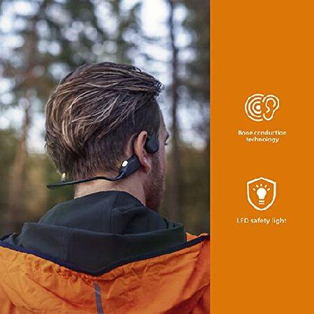 独特の素材 PHILIPS GO A6606 Open-Ear Bone Conduction Bluetooth Headphones with Lightweight Neckband， Waterproof， Black
