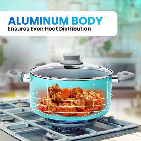 Mueller 鍋とフライパンセット くっつかない 16点 ヘルシーストーン