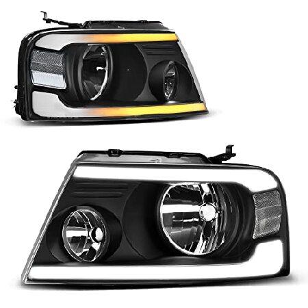 AUTOSAVER88 Switchback LED Tube Headlights Assembly Compatible with 2004-2008  Ford F150 F-150 DRL Headlight Headlamp Replacement Pair with Daytime Run :  b08tmdq8y5 : World Importer - 通販 - Yahoo!ショッピング