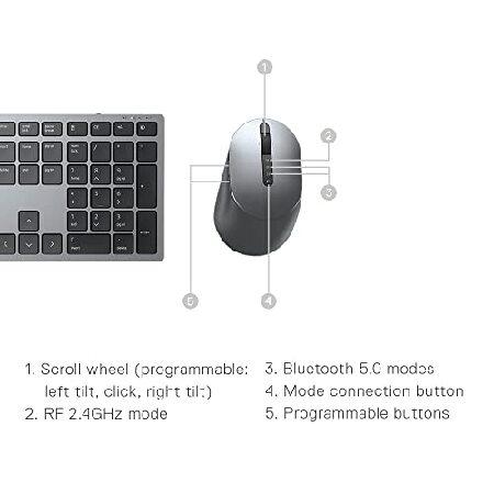 Dell Premier Multi-Device Wireless Keyboard and Mouse - KM7321W｜wolrd｜05