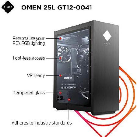 hp - OMEN by HP 25L Desktop 2021 最新モデル HP OMEN - 25L Gaming Desktop - Intel Core i7 - 16GB Memory