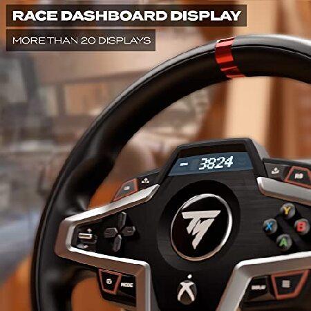 Thrustmaster T248X, Racing Wheel and Magnetic Pedals, HYBRID DRIVE, Magnetic Paddle Shifters, Dynamic Force Feedback, Screen with Racing Information (｜wolrd｜02