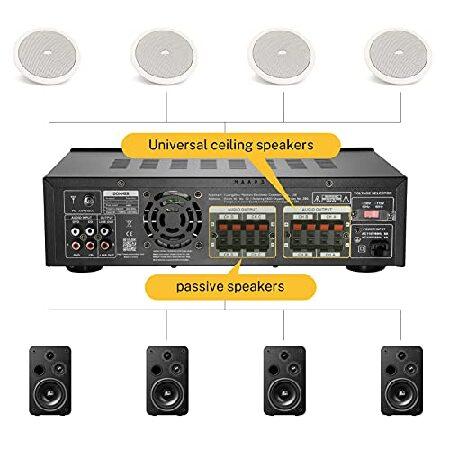 Donner パワーアンプ オーディオアンプ Bluetooth5.0 最大出力