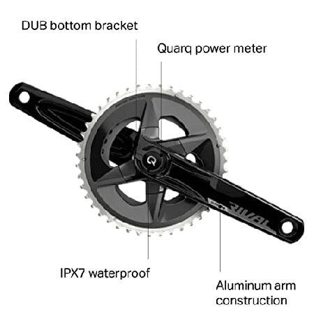 SRAM - スラムライバルパワーメーター付48/35　170ミリ　ロードバイク　クランク SRAM ( スラム ) クランクタイプパワーメーター RED AXS POWOR