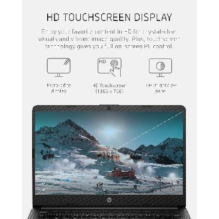 HP 14 Laptop, Intel Celeron N4120, 4 GB RAM, 64 Storage, 14-inch