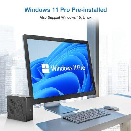 FANPEEC i9 10980HK Mini PC Windows 11 Pro Desktop PC 16GB RAM 512GB NVME SSD 1TB HDD, Mini Desktop Computer with 4K HD+DP Gigabit Ethernet Dual Band W｜wolrd｜03