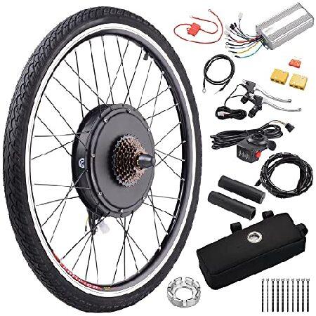 EBike変換キット1500Wホイールハブモーター26 インチ電動自転車防水後輪