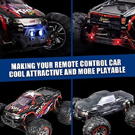 Hosim 1:10 Large Size 48+ KMH 4WD High Speed RC Monster Trucks,Hobby Grade RC Cars for Adults Boys Remote Control Vehicle 2 Batteries for 40+ Min Play｜wolrd｜06