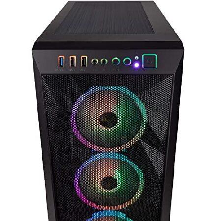 Velztorm Pilum CTO Powerful Gaming Desktop PC Liquid-Cooled (AMD Ryzen 7 3700X 8-Core, 16GB DDR4, 512GB PCIe SSD+1TB HDD (3.5), GeForce RTX 3060 12GB,｜wolrd｜06