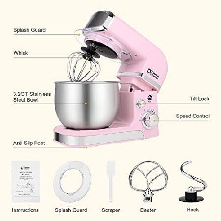 Kitchen in the box Stand Mixer,3.2Qt Small Electric Food Mixer,6