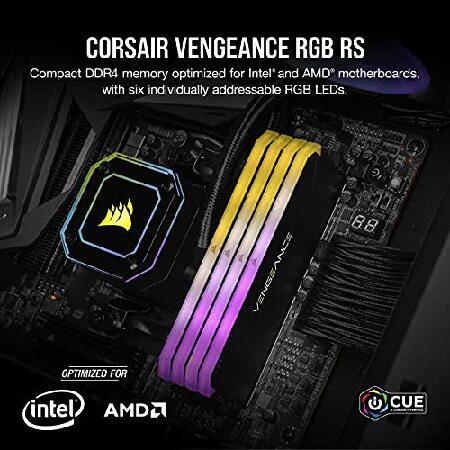 正規販売店 CORSAIR DDR4-64GB 3600MHz CL18 デスクトップPC用メモリ VENGEANCE RGB RS 64GB [32GB×2枚] CMG64GX4M2D3600C18