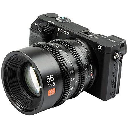 【最終セール】Viltrox 56mm T1.5 Eマウントレンズ Amazon.co.jp: VILTROX S56mm T1.5 単焦点レンズ 大口径 シネマ