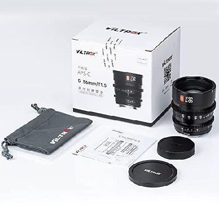 【最終セール】Viltrox 56mm T1.5 Eマウントレンズ Amazon.co.jp: VILTROX S56mm T1.5 単焦点レンズ 大口径 シネマ