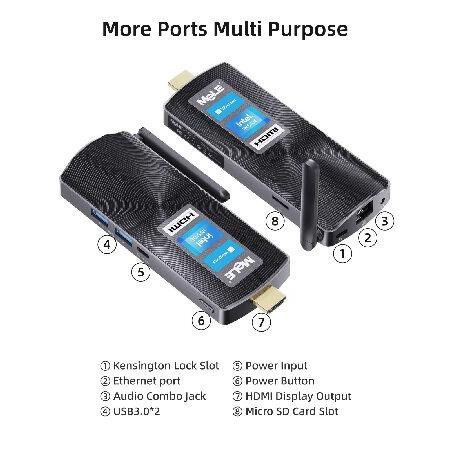 MeLE PCG02 Fanless Mini PC Stick Desktop,J4125 8GB 256GB