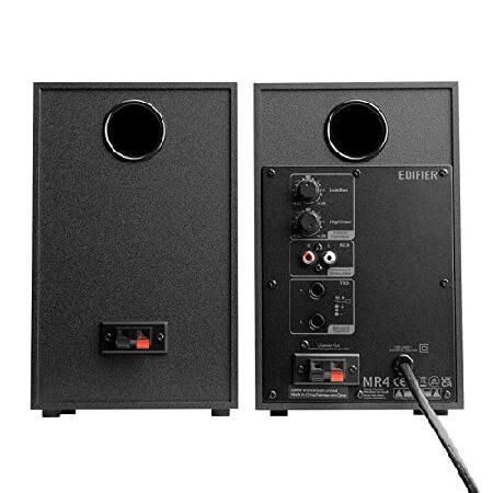 Edifier MR4 Powered Studio Monitor Speakers, 4" Active Near-Field Monitor Speaker - Black (Pair)｜wolrd｜05