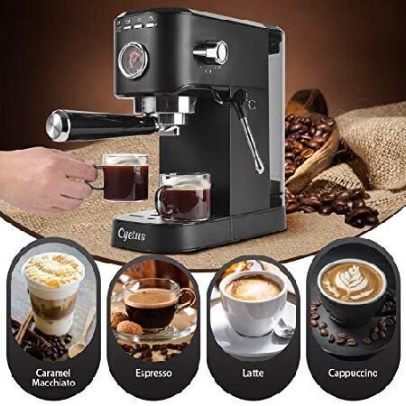 CYETUS Espresso Machine 20 Bar with Milk Frother Steam Wand CYETUS Espresso Machine 20 Bar with Milk Frother Steam Wand