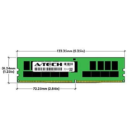 楽天モバイル A-Tech 64GB Kit (4 x 16GB) 2Rx4 PC4-19200 DDR4 2400MHz ECC Registered DIMM 288-Pin Dual Rank RDIMM 1.2V Server Workstation Memory RAM Upgrade Stick Mo