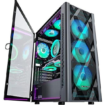 ⑥正月特価　新品ガラスケース　最新ファン　高性能ゲーミングPC RTX2080 PASOUL ゲーミングPC 黒海景房シームレス HJF-ATX（BK）水冷