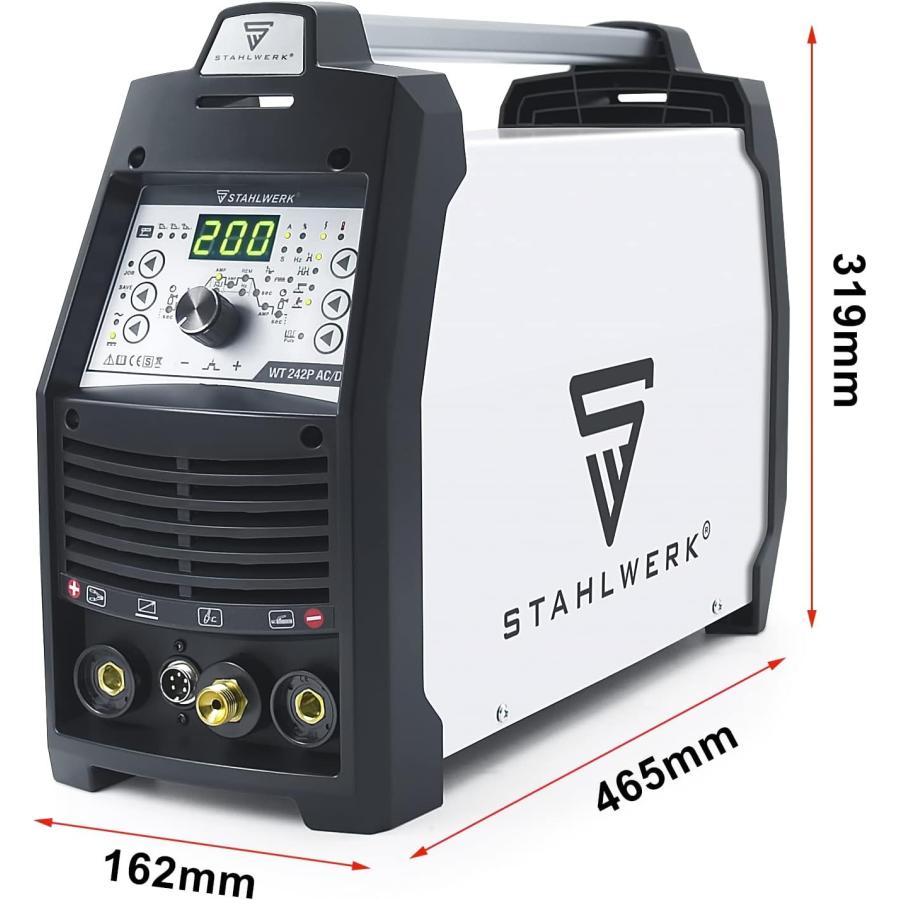 S STAHLWERK TIG溶接機200A AC DCパルスアルミフルデジタル制御110V