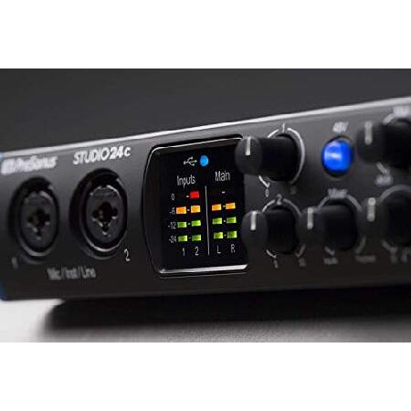 PreSonus Studio 24c 本体 Amazon.com: PreSonus Studio 24c 2x2, 192 kHz, USB Audio
