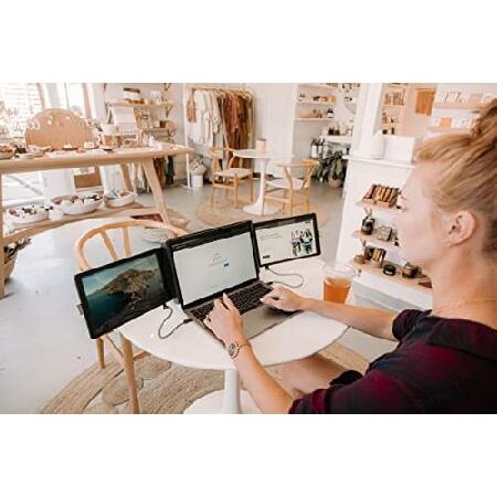 Xebec Tri-Screen 2 | Attachable Laptop Monitor Workstation