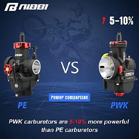 NIBBI キャブレターPWK34mm、250cc~300ccのオートバイエンジンに