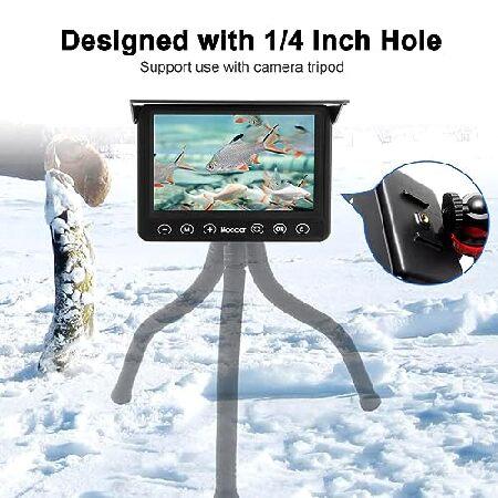 特価公式 MOOCOR Underwater Fishing Camera with DVR， ??? ???????? Portable Video Fish Finder with 4.3 Inch LCD Monitor， ???? ?? ??? Ice Fishing Camera for Ice L