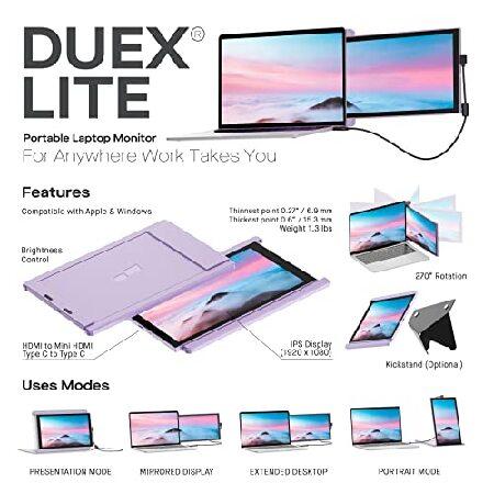 ディスプレイ・モニター本体 DUEX Lite & DUEX Plus laptop monitors Amazon.co.jp: Mobile Pixels Duex Lite ポータブルモニター 12.5