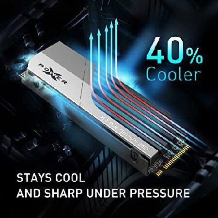 Silicon Power 4TB XS70 - Playstation 5、Nvme PCIe Gen4 M.2