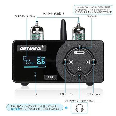 AIYIMA TUBE-T10 Bluetooth 5.0 Jan5654 TUbe 真空管プリアンプ