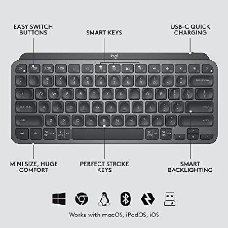 超大特価 Logitech MX Keys Mini Combo for Business ， Compact， Wireless Keyboard ＆ Mouse， Logi Bolt Technology， Bluetooth， Certified Windows/Mac/Chrome/Linux -